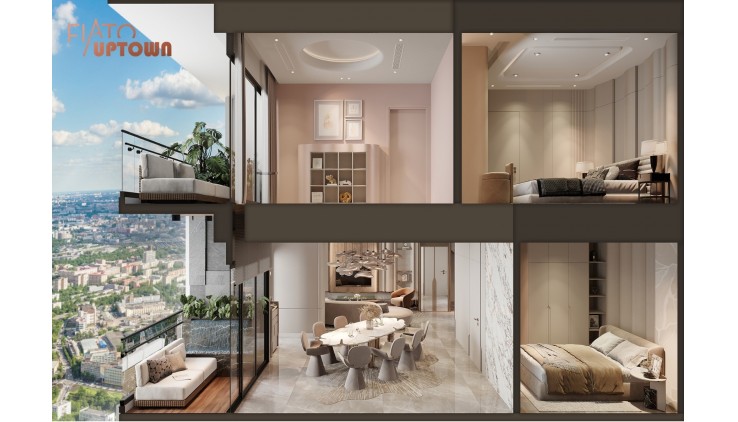 Penthhouse Fiato Uptown đỉnh cao sống sang view triệu đô  giá chỉ từ 49 triệu/m2